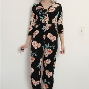 Floral Jumpsuit